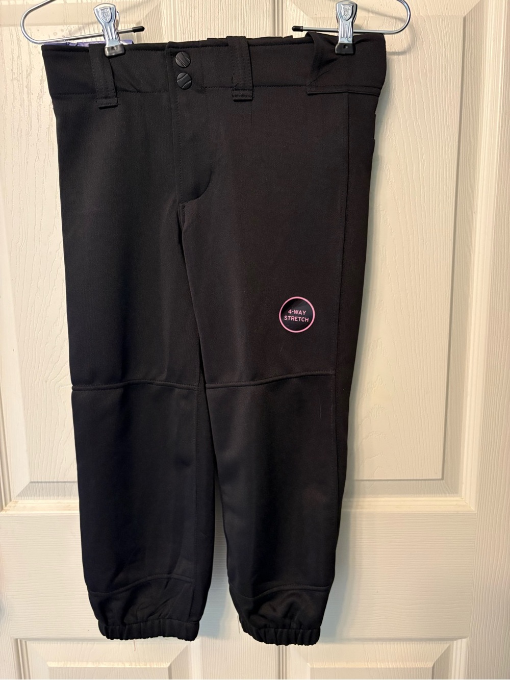 NWT Girls Rip It 4 Way Stretch Softball Pants Pro Collection Black Size XL
